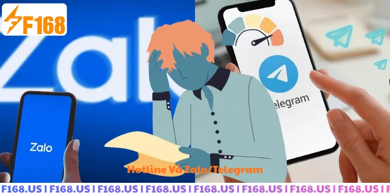Hotline và Zalo Telegram